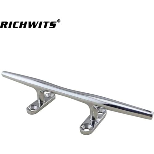 4" 5" 6" 8" 10" 12" Hollow Base Cleat 316 Stainless Steel Hardware Boat Cleats for Marine Boat Deck Rope Tie Yacht Accessories