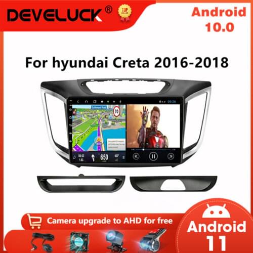 Android 10 2din Car Radio For hyundai Creta ix25 2016- 2018 Multimedia Video Player GPS Navigatio 4G Split Screen Car Stereo DVD