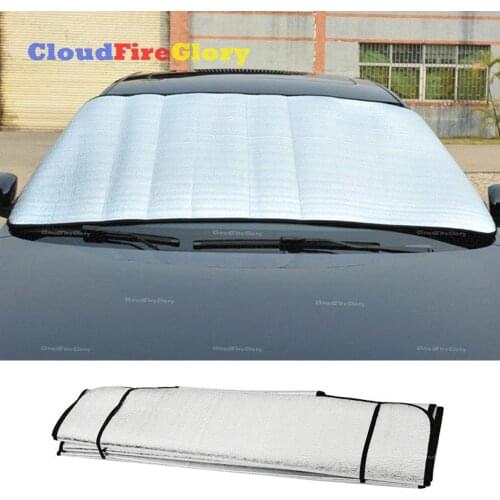 Car-styling Car Covers Windscreen Cover Heat Sun Shade Anti Snow Frost Ice Shield Dust UV Protector Winter 150*70cm Window Film