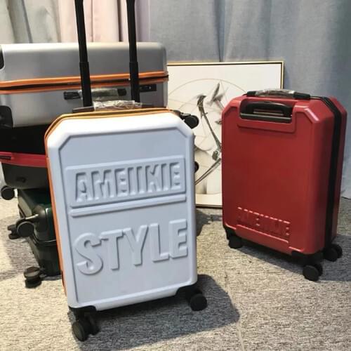 New Men Fashion Trolley Suitcases Women business Carry On spinner brand Rolling Luggage vs Travel Bag Students school suitcases
