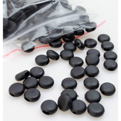 Black White Mask Buckles Plastic Anti-slip Spiral Buckle Adjustable Beads Drawstring Button Elastic Band Ear Cord Accessories