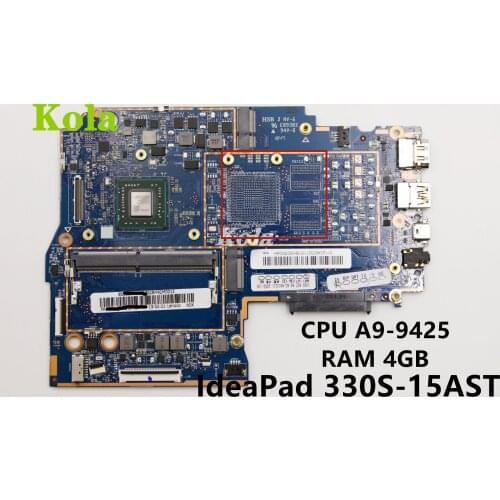 For Lenovo IdeaPad 330S-15AST laptop Motherboard Mainboard With CPU A9-9425 4GB RAM Integrated motherboard 100% fully tested