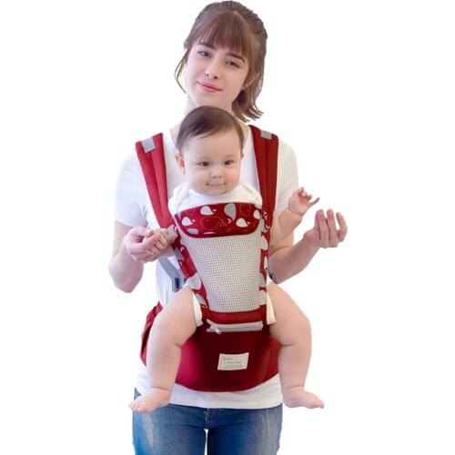 Ergonomic Baby Carrier with Hip Seat Infant Kids Baby Hipseat Sling Front Facing Kangaroo Baby Wrap Carrier for Baby 0-36 Months