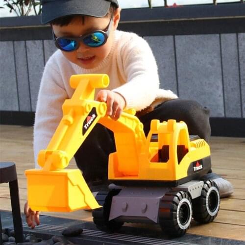 Simulation Inertial Engineering Vehicle Excavator Toy Childrens Car Beach Sand With Sale Toys Model Hot E0Z2