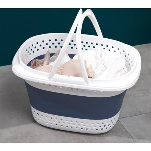 Laundry Basket Foldable Nordic Dirty Clothes Basket Household Laundry Basket Bedroom Clothes Artifact Dirty Clothes Storage
