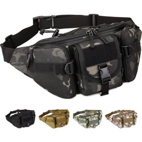 Guardian outdoor multi-functional camouflage bag men large capacity waist bag tactical waterproof tools Woman riding chest bag