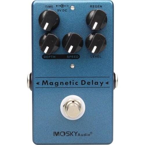 MOSKY Magnetic Echo Delay Guitar Effect Pedal Modulated Echo Delay Effect True Bypass Guitar Parts & Accessories