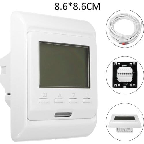 New Arrival Digital Programmable Thermostat Temperature Controller Useful Room Thermostat For Electrical Heating Equipment