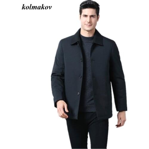 New Arrival Autumn And Winter Style Mens Removable Collar Stand Collar Cotton Padded Clothes Business Casual Cotton Jacket Coat