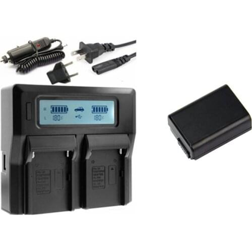 NP-FW50 NP FW50 Battery+LCD Dual USB Charger for Sony NEX-7 NEX-5N NEX-F3 NEX-3D NEX-3DW NEX-3K NEX-5C NEX-5DB Alpha 7R II