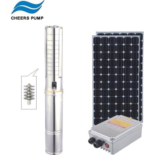 Cheers high efficient solar water pump 150m submersible