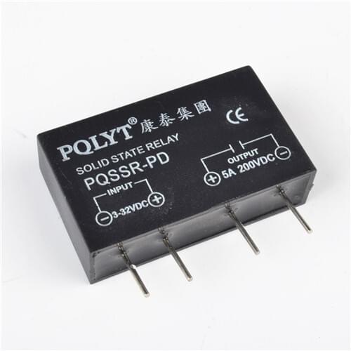 PQLYT 5A 200VDC PCB Solid State Relay PQ SSR-PD solder SSR
