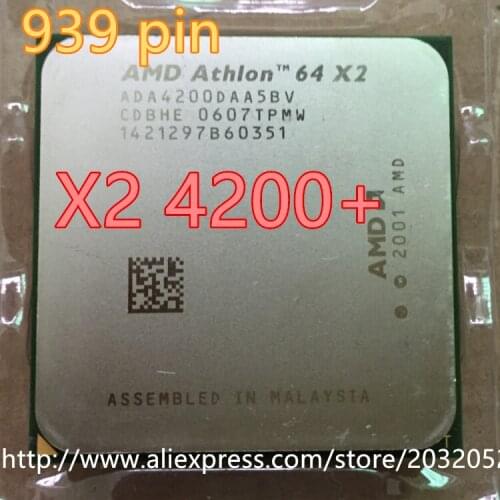AMD 4200+ x2 4200 939pin CPU Athlon 64 X2 4200 Socket 939 2.2G Desktop Processor ADA4200DAA5BV Desktop