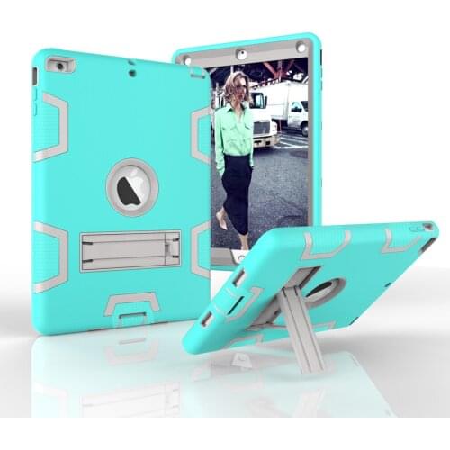 Shockproof Silicone For Apple iPad Air 1 (A1474 A1475 A1476) Funda Kids Safe Armor Heavy Duty Rubber Anti-Scratch case + FilmPen