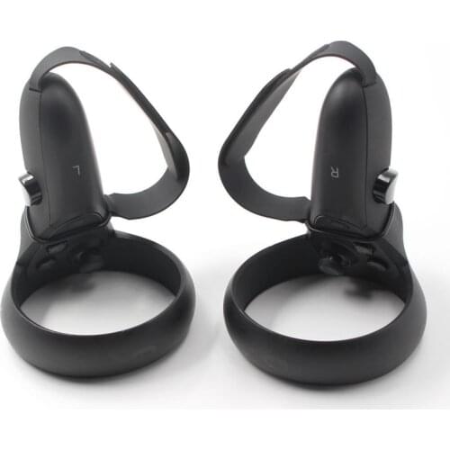 1 Pair PU Leather Knuckle Handle Grip Strap for Oculus Quest/Oculus Rift S Touch Controller Grip Accessories