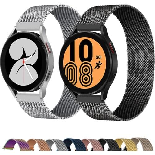20mm/22mm Magnetic Strap for Samsung Galaxy Watch 4 40mm 44mm And Watch4 Classic 42mm 46mm Stainless Steel Band Watch3 41mm 45mm