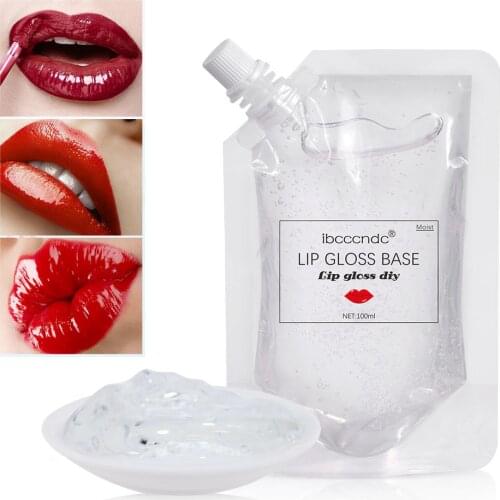 Brand New DIY Clear Lip Stick Material Lip Gloss Base Oil Non-Stick Moisturizing Gel for Lip Gloss Base Handmade Lipstick Makeup
