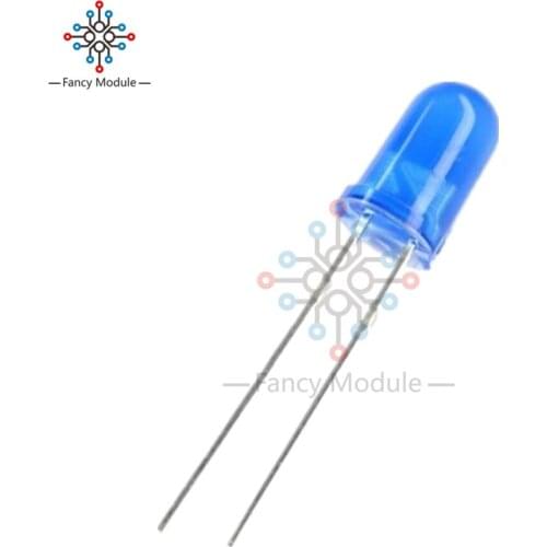 100Pcs LED 5MM BLUE COLOR BLUE LIGHT Super Bright