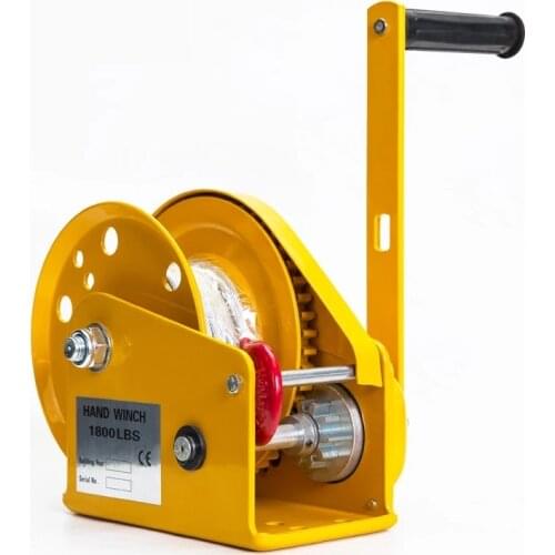1200/1800/2600LB Two-way Self-locking Small Hand Windlass with Automatic Brake Manual Winch Tractor Winch Portable Whinches