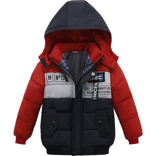 2020 Winter New childrens padded jacket Toddler Boys Coat Baby Kids Top Windproof coat Children Jacket for 0-4 Years