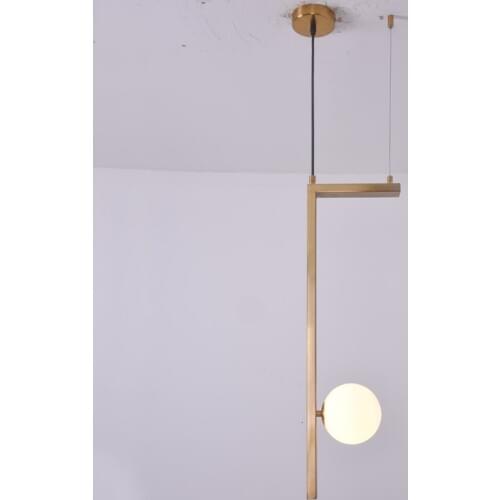 9 Modern European Style G Lighting Fixture Copper Iron Frosted Glass Sphere Pendant Lamp For Indoor Decoration Scandinavian