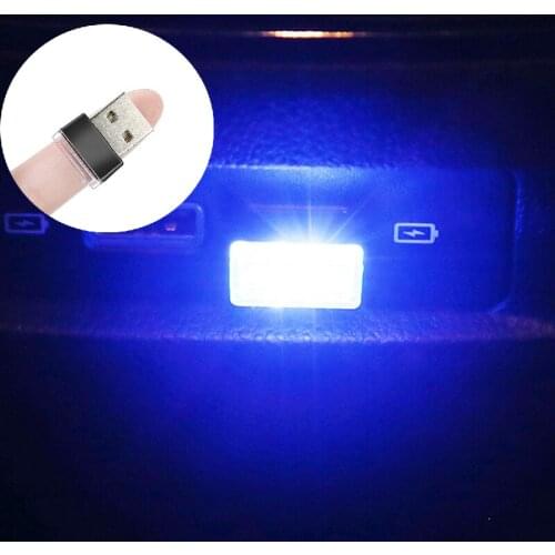 Automotive Interior Mini USB Ambient Light LED Modeling Light for Chevrolet Cruze TRAX Aveo Lova Sail EPICA Captiva Malibu