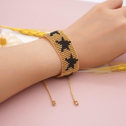 Go2boho 2021 Star Bracelets & Bangle for Women Wristband Miyuki Beads Bracelet Handmade Jewelry Adjustable Pulsera Accessories