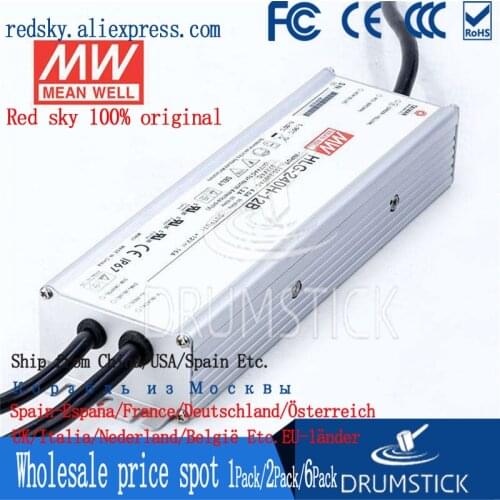 Steady MEAN WELL HLG-240H-48B 48V 5A meanwell HLG-240H 48V `240W Single Output LED Driver Power Supply B type