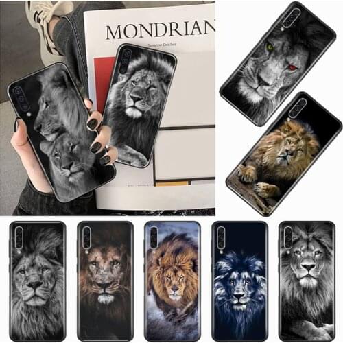 Lion King of the forest animal Phone Case For Samsung galaxy S 7 8 9 10 20 edge A 6 10 20 30 50 51 70 note 10 plus