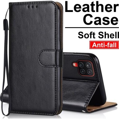 Leather Case For Samsung F62 M62 A72 A52 A32 A42 A01 M01 J2 J4 Core J5 J7 Prime S20 FE Plus Ultra A10 A11 A12 Wallet Flip Case