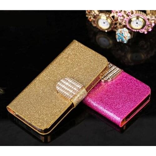 5.0 inches for Xiaomi Redmi 5A Luxury Flip PU Leather Phone Case for Hongmi 5A Shell Shiny Diamond Back Cover for Redmi 5A Capa