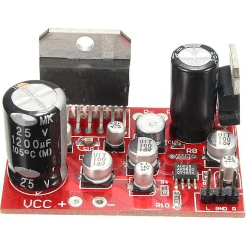 DC 12V TDA7379 38W+38W Stereo Amplifier Board with AD828 Preamp super than NE5532