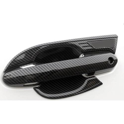 For Toyota RAV4 RAV-4 2019 2020 2021 ABS Chrome Car Door Handle Cover Door Handle Outer Bowl Protective Trim Car Accessories