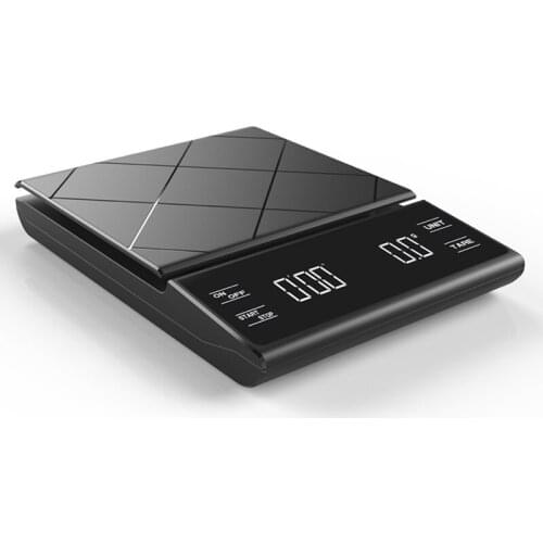 Electronic Display Coffee Scale 3Kg/0.1G Drip Coffee with Timer High Precision Food Kitchen Scales Precision Scale