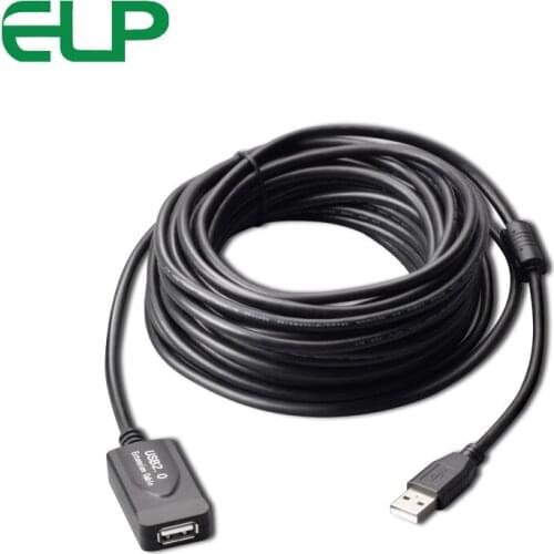 USB 2.0 Male to Female 5m 10m Extender Cord Wire Enhance Single Active USB Extension Cable For ELP USB Camera