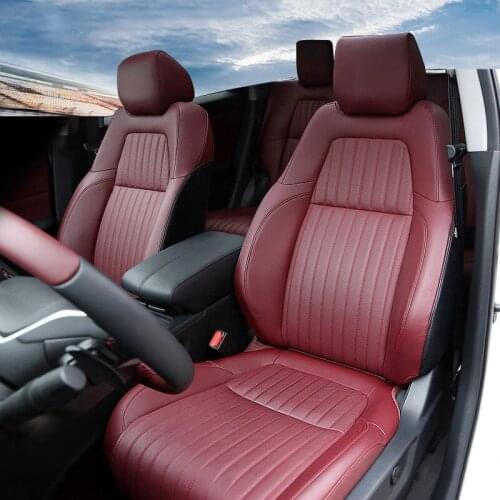 Full Custom Leather SUV Car Seats Covers Set For Honda CRV 2018 2019 2020 2021 Interior Cushion Protector Accessories