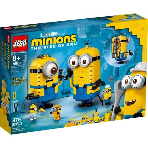 LEGO 75551 characters MINIONS and their lair