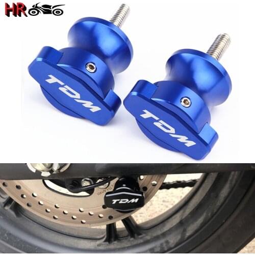 Motorcycle CNC Aluminum Swingarm Spools Slider Stand Screws 6MM For YAMAHA TDM 850 TDM850 1991-1999 TDM 900 TDM900 2004-2015