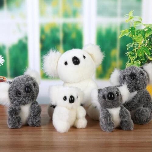 2020 New 17cm Super Cute Small Koala Bear Plush Toys Soft Adventure Koala Stuffed Animal Doll Birthday Christmas Gift