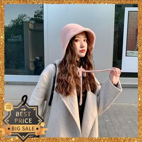 New Winter Women Russion Hat Fashion Fleece Bucket Hats For Girl Female Thick Warm Lady Beanie Headwear Casquette New Year Gift