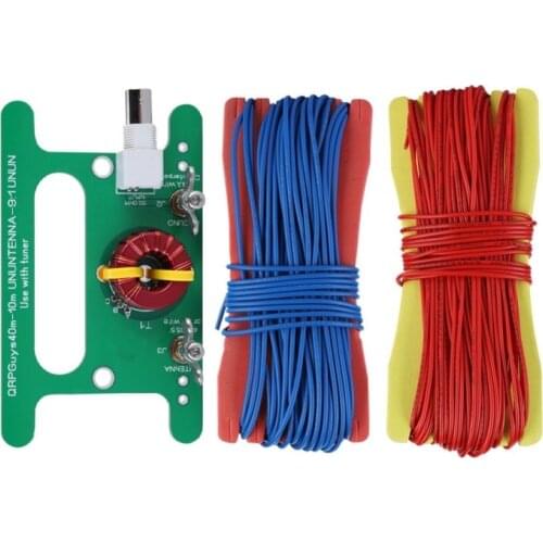 Portable 9:1 Barron SDR shortwave antenna QRP Guys 40m-10m