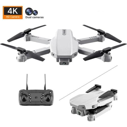 RC Drone KK5 4K HD Wide Angle Dual Camera 1080P WiFi Fpv Headless Altitude Hold Foldable Quadcopter Remote Control Aircraft Toys