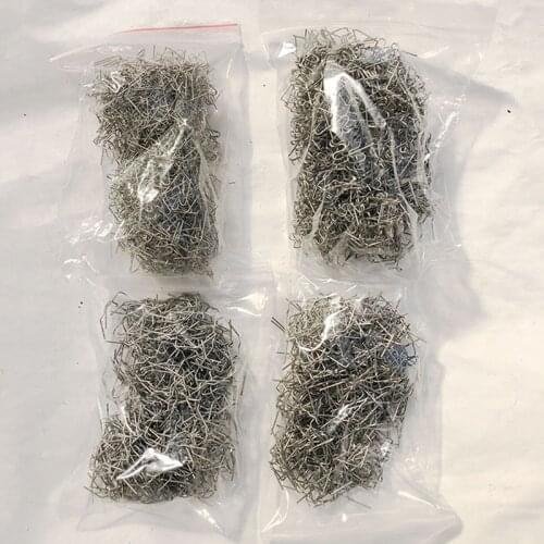 100pcs Hot Welding Stapler Plastic Repair Standard Pre Cut Wave Staples Bumper Bodywork Repair 0.6/0.8mm Welding Rods Staple