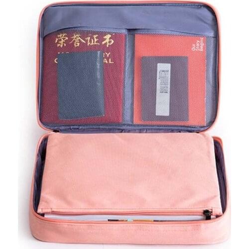 File Zipper Storage Bag Large Clothes Luggage Compression Lock Reclosable Storage Bag Portable Travel Home Organization