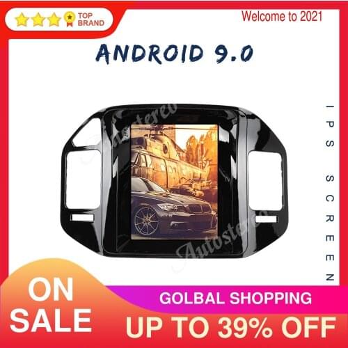 Tesla Style Android 9.0 Car GPS navigation for Mitsubishi Pajero V73 V77 V68 V75 1997-2011 Auto Radio HeadUnit Multimedia player