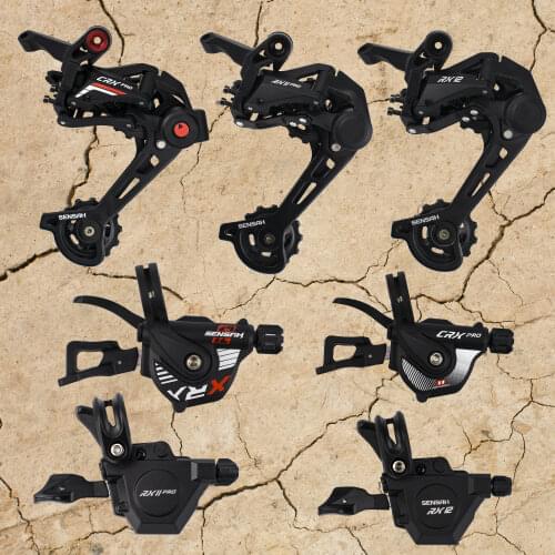 Bicycle Bike 10 11 12 Speed Trigger Shifter Lever Rear Derailleurs Group Set For SENSAH MTB Mountain RX10 RX12PRO CRX XRX New