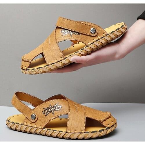 Yeinshaars Men's Leather Sandals