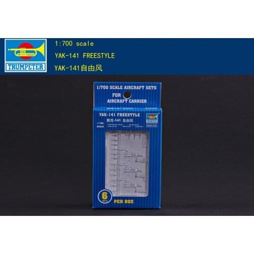 Trumpet 03413 1:700 Russian Jacques -141 "free wind" vertical take-off and landing fighter (18 sets) Assembly model