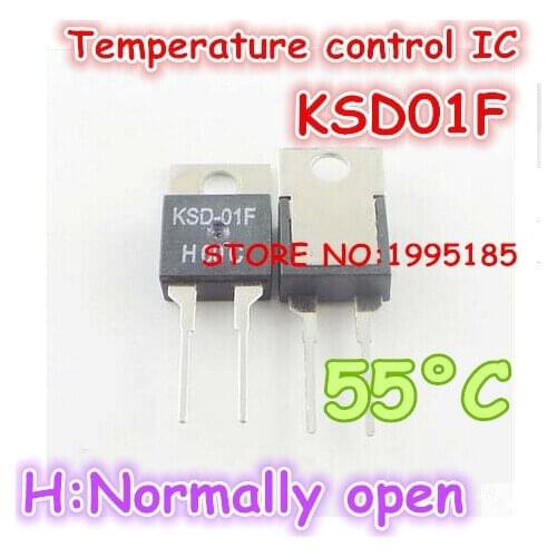 10pcs/lot KSD01F H55 55 degree 55 C Temperature control IC TO220