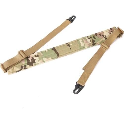 2 Two Point Shoulder Rifle Strap With QD Metal Buckle Adjustable Bungee Tactical Airsoft Mount Bungee System Kit Gun Sling